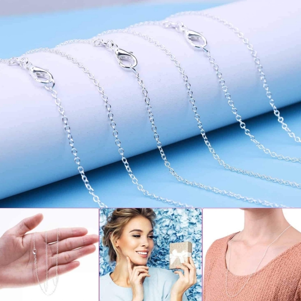 18" Inch .925 Sterling Silver 1.2mm Chain Necklace